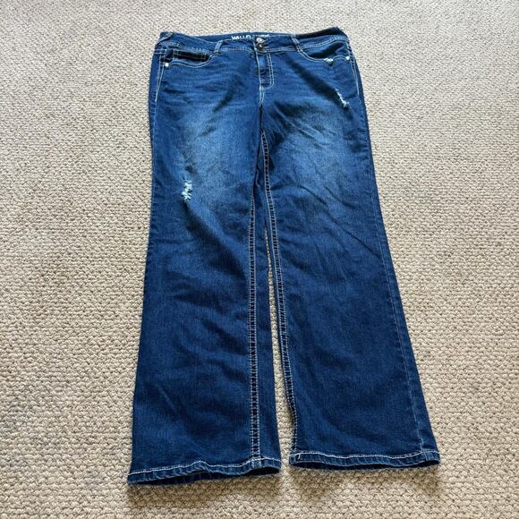 Baggy wallflower womens embroidered jeans - Picture 4 of 7